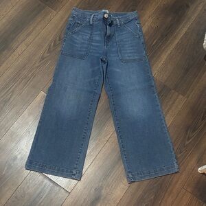 Time and Tru High-Rise Wide-Leg Jeans in Blue